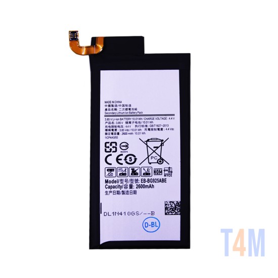 Battery EB-BG925ABE For Samsung Galaxy S6 Edge/G925 2600mAh